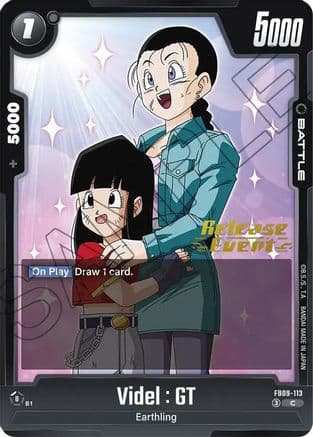 Videl : GT — Dual Evolution Release Event Cards