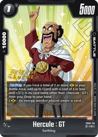 Hercule : GT — Dual Evolution Release Event Cards