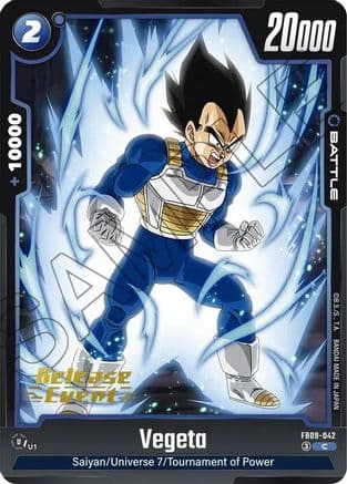 Vegeta - FB09-042 — Dual Evolution Release Event Cards