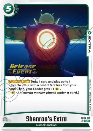 Shenron's Extra — Dual Evolution Release Event Cards