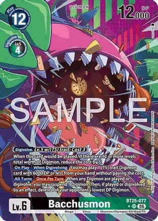 Bacchusmon (Alternate Art) — Dual Revolution
