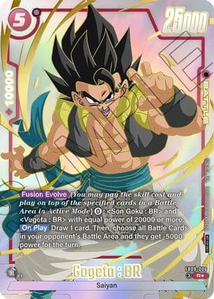 Gogeta : BR - FB09-006 (Limited Pack 26-27 WAVE1) — Tournament and Championship Promos