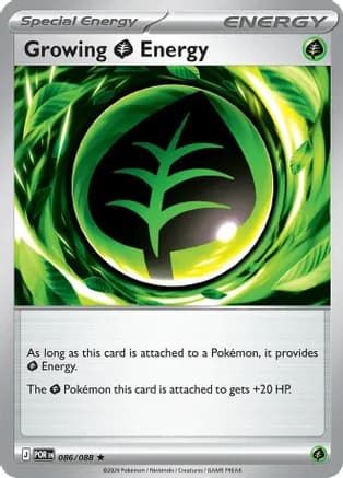 Growing Grass Energy - 086/088 (Non-Holo) — Deck Exclusives