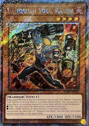 Vanquish Soul Razen (Platinum Secret Rare) — Rarity Collection 5