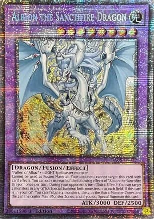 Albion the Sanctifire Dragon (Starlight Rare) — Rarity Collection 5