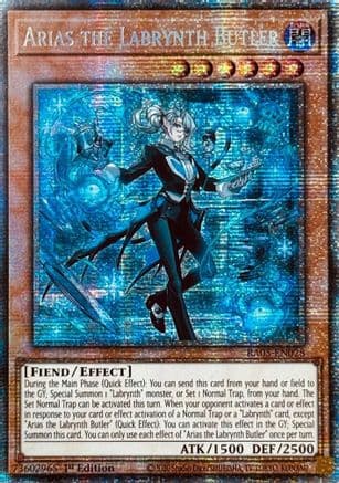 Arias the Labrynth Butler (Starlight Rare) — Rarity Collection 5