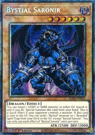 Bystial Saronir (Starlight Rare) — Rarity Collection 5