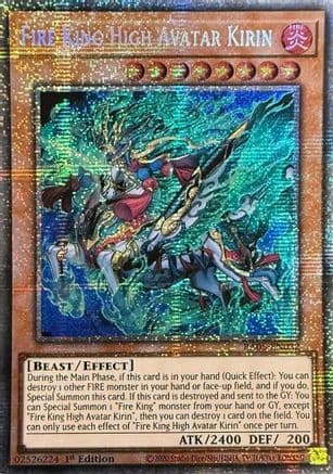 Fire King High Avatar Kirin (Starlight Rare) — Rarity Collection 5