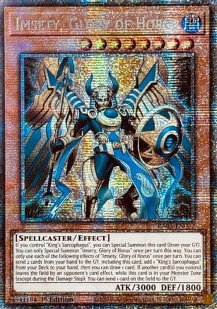 Imsety, Glory of Horus (Starlight Rare) — Rarity Collection 5