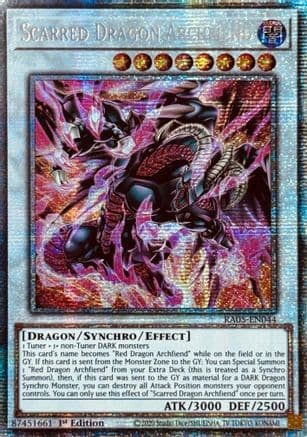 Scarred Dragon Archfiend (Starlight Rare) — Rarity Collection 5