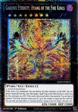 Garunix Eternity, Hyang of the Fire Kings (Starlight Rare) — Rarity Collection 5