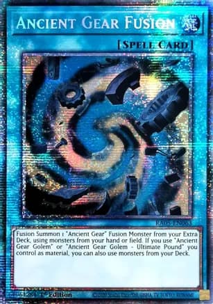 Ancient Gear Fusion (Starlight Rare) — Rarity Collection 5