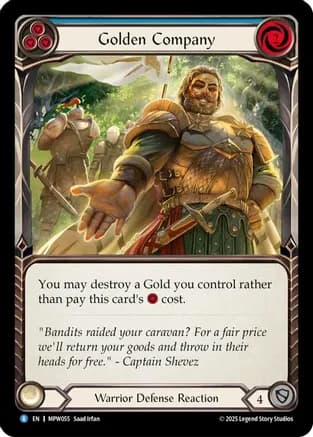 Golden Company (Blue) — Mastery Pack Warrior