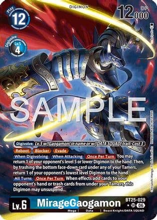 MirageGaogamon (Alternate Art) — Dual Revolution