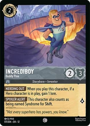 Incrediboy - Buddy Pine — Wilds Unknown
