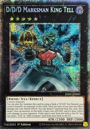 D/D/D Marksman King Tell (Starlight Rare) — Rarity Collection 5