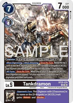 Tankdramon — Dual Revolution