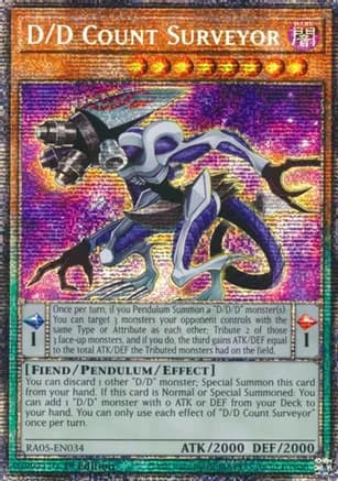 D/D Count Surveyor (Starlight Rare) — Rarity Collection 5