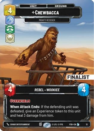 Chewbacca - Mighty Rescuer (Finalist) — Organized Play Promos