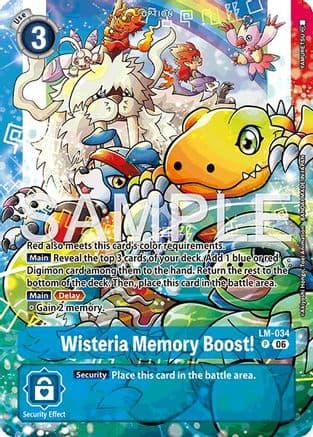 Wisteria Memory Boost! (Alternate Art) — Starter Deck 23: Beatbreak