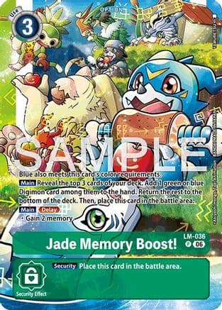 Jade Memory Boost! (Alternate Art) — Starter Deck 23: Beatbreak