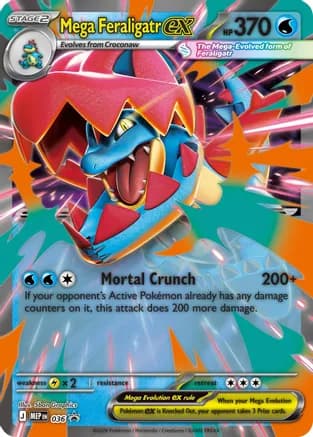 Mega Feraligatr ex — Jumbo Cards
