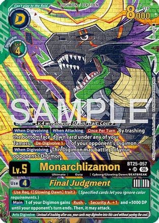 Monarchlizamon // Final Judgement (Alternate Art) — Dual Revolution
