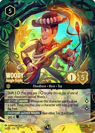 Woody - Jungle Guide (Store Championship) — Disney Lorcana Promo Cards
