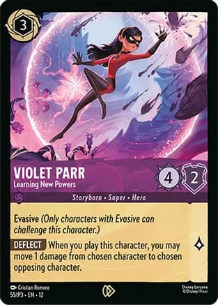 Violet Parr - Learning New Powers — Disney Lorcana Promo Cards