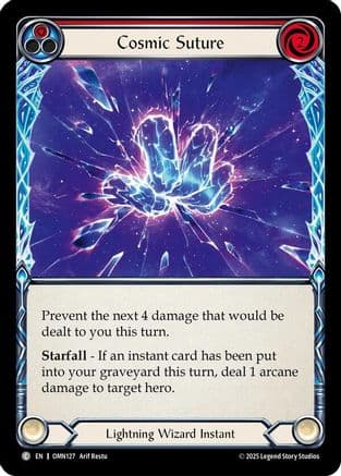 Cosmic Suture (Red) — Omens of the Third Age