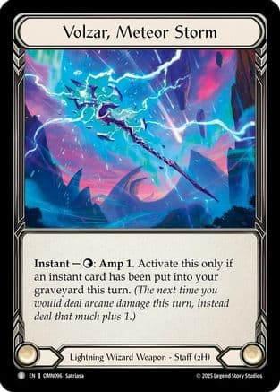 Volzar, Meteor Storm — Omens of the Third Age