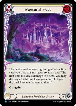 Mercurial Skies (Yellow) — Omens of the Third Age