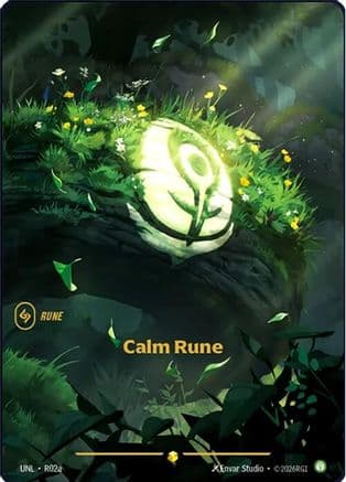Calm Rune (Alternate Art) — Unleashed