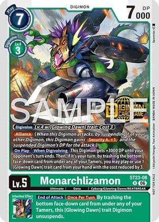 Monarchlizamon (Welcome Tamers Pack Vol.2) — Starter Deck 23: Beatbreak Release Event Cards