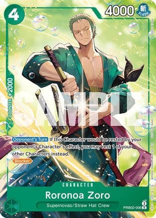 Roronoa Zoro (Welcome Pack 2026 Vol.1) — One Piece Promotion Cards