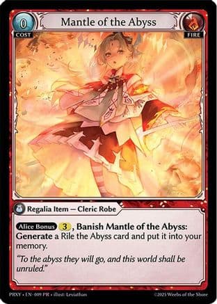 Mantle of the Abyss — Proxia's Vault