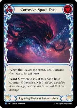 Corrosive Space Dust (Blue) — Omens of the Third Age
