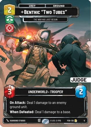 Benthic "Two Tubes" - The War Has Just Begun — Judge Promos