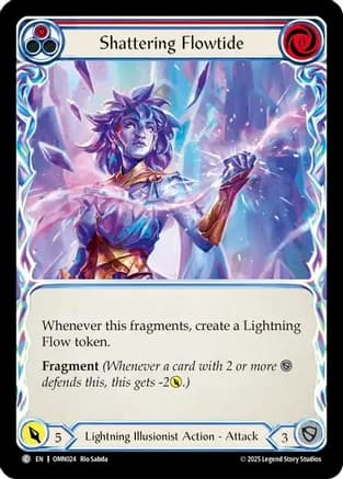 Shattering Flowtide (Red) — Omens of the Third Age