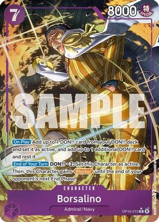 Borsalino (Alternate Art) — The Time of Battle