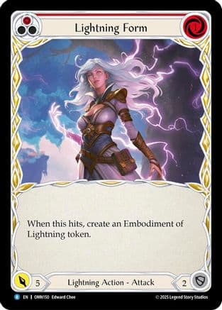 Lightning Form (Red) — Omens of the Third Age