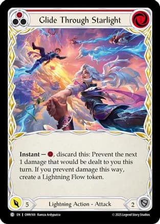 Glide Through Starlight (Red) — Omens of the Third Age