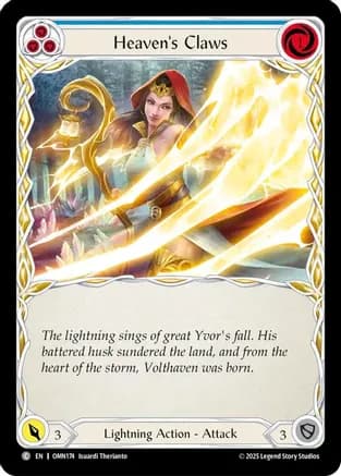 Heaven's Claws (Blue) — Omens of the Third Age