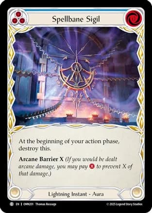 Spellbane Sigil (Blue) — Omens of the Third Age