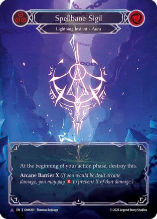 Spellbane Sigil (Blue) (Marvel) — Omens of the Third Age