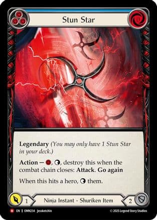 Stun Star (Blue) — Omens of the Third Age