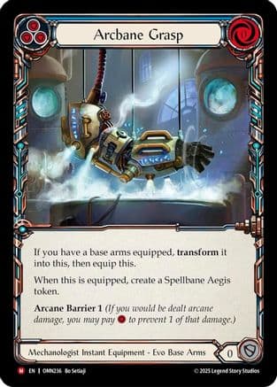 Arcbane Grasp (Blue) — Omens of the Third Age