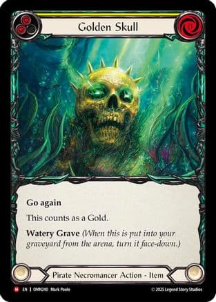 Golden Skull (Yellow) — Omens of the Third Age