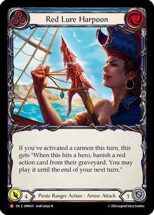 Red Lure Harpoon (Blue) — Omens of the Third Age