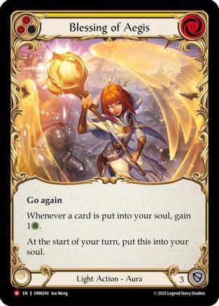 Blessing Of Aegis (Yellow) — Omens of the Third Age